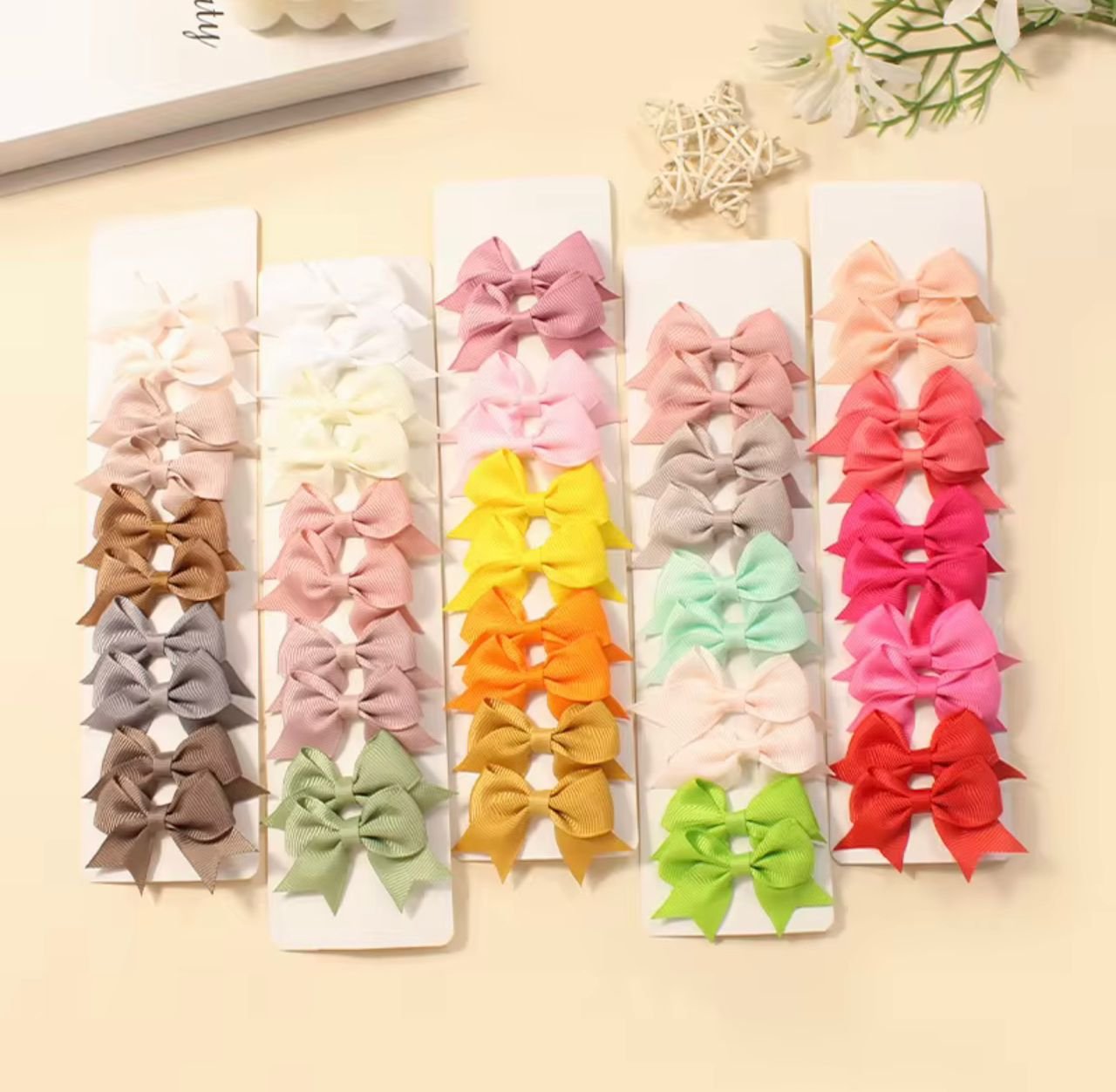 Mini Bow Clips